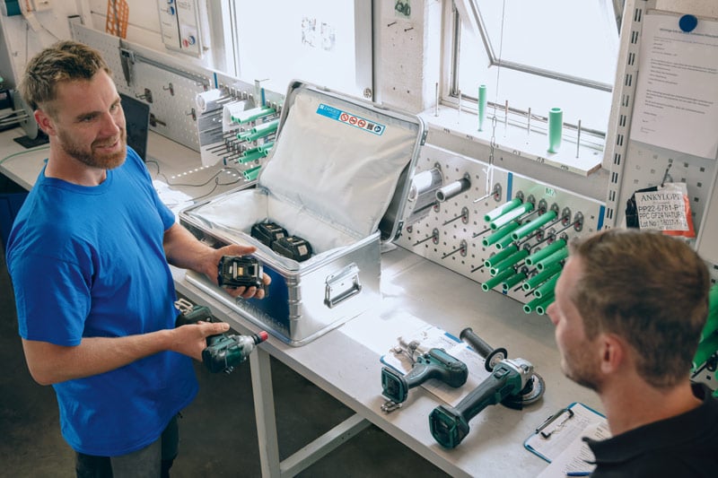 ZARGES factory floor