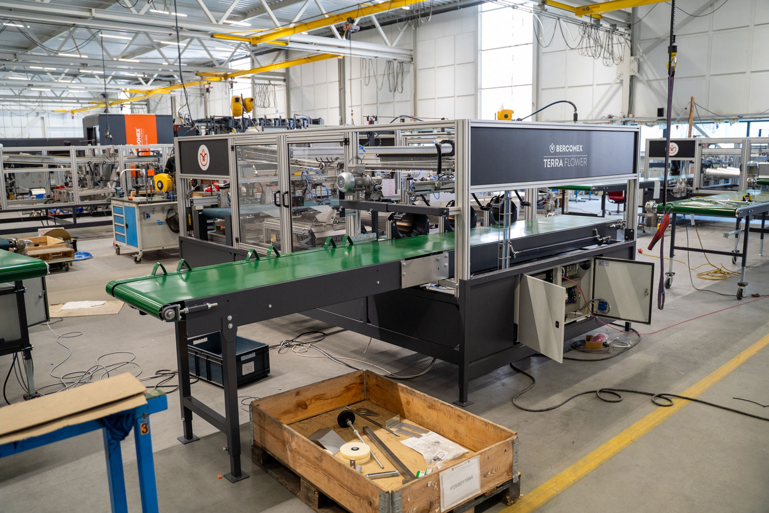 Bercomex flower processing machinery